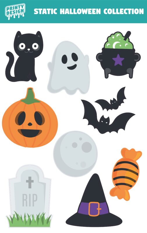 Static HALLOWEEN collection PRINT FILE scaled