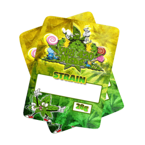 Custom 28g Mylar Stickers