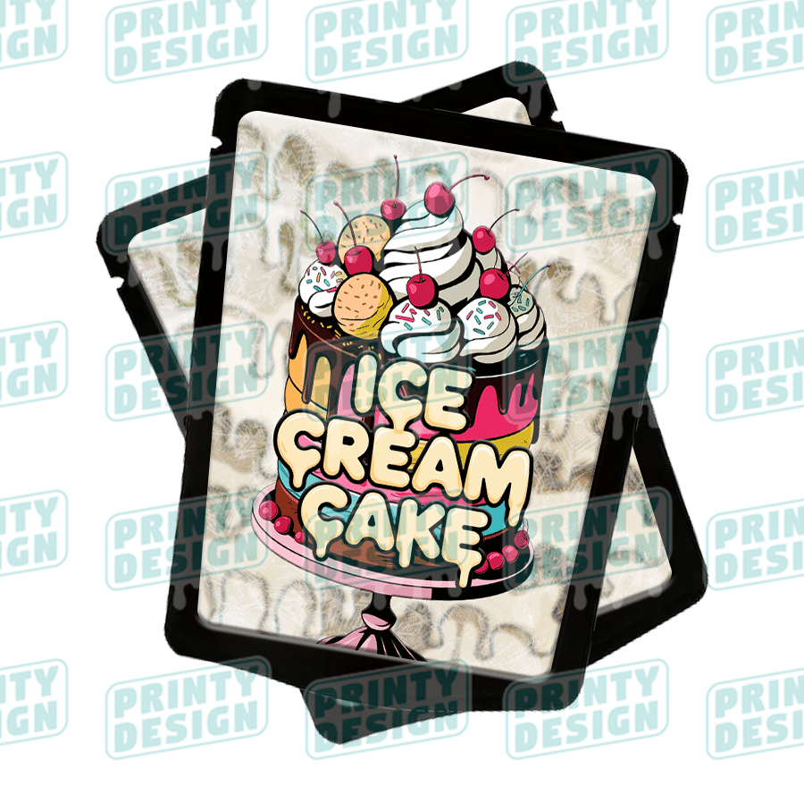 Ice Cream Cake Mylar Ice Cream Cake Mylar Bags