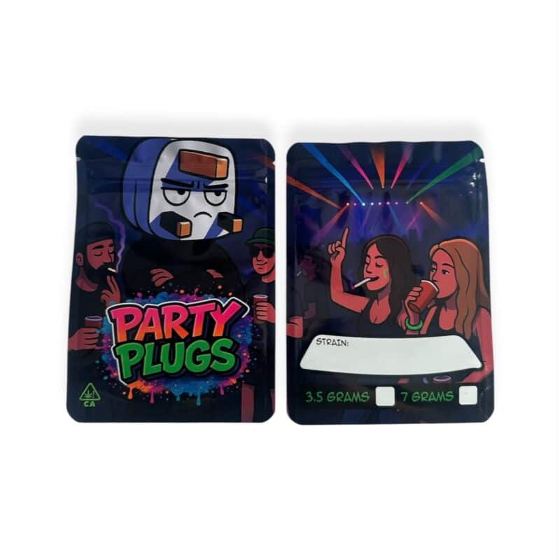 Custom Direct Printed 3.5g Mylar Bags – Printy Design