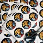 Big Muss round sticker sheet