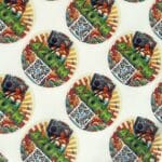 420FM round sticker sheet
