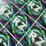 RZ abstract rectangle sticker sheet