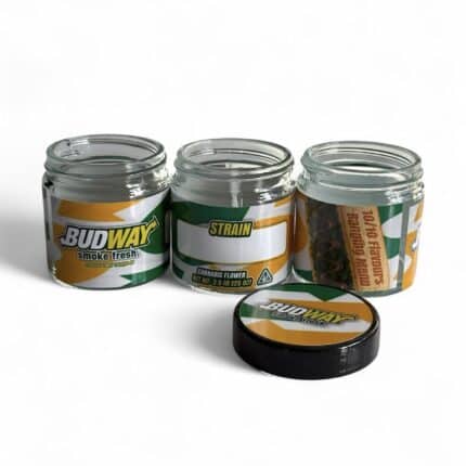 Budway 3.5g glass jars