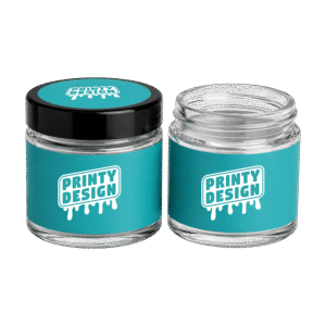 Custom 3.5g Glass Jar (labelled)
