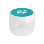 Custom 3.5g Glass Jar (labelled) – Printy Design (view 3)