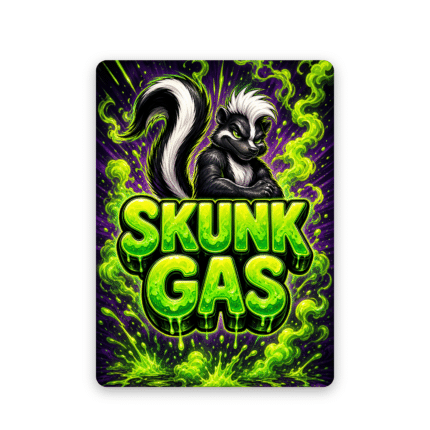 Skunk Gas – Mylar Stickers