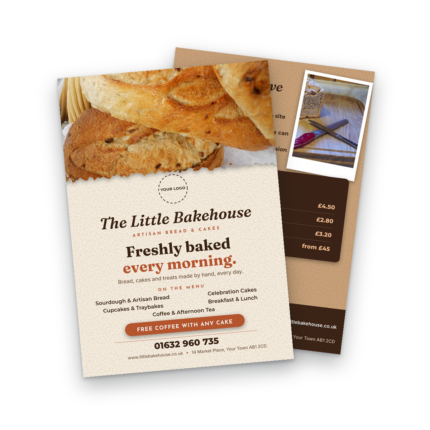 Bakery & Café Flyer Template