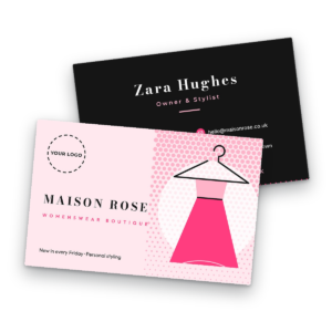 Clothing Boutique Business Card Template