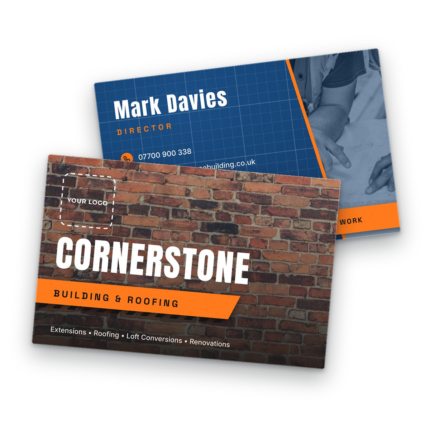 Builder & Roofer Business Card Template