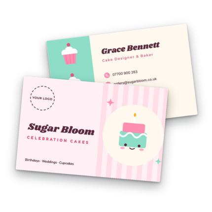 Celebration Cakes Business Card Template