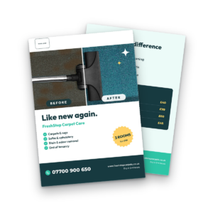 Carpet & Upholstery Cleaning Flyer Template