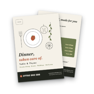 Private Chef & Catering Flyer Template