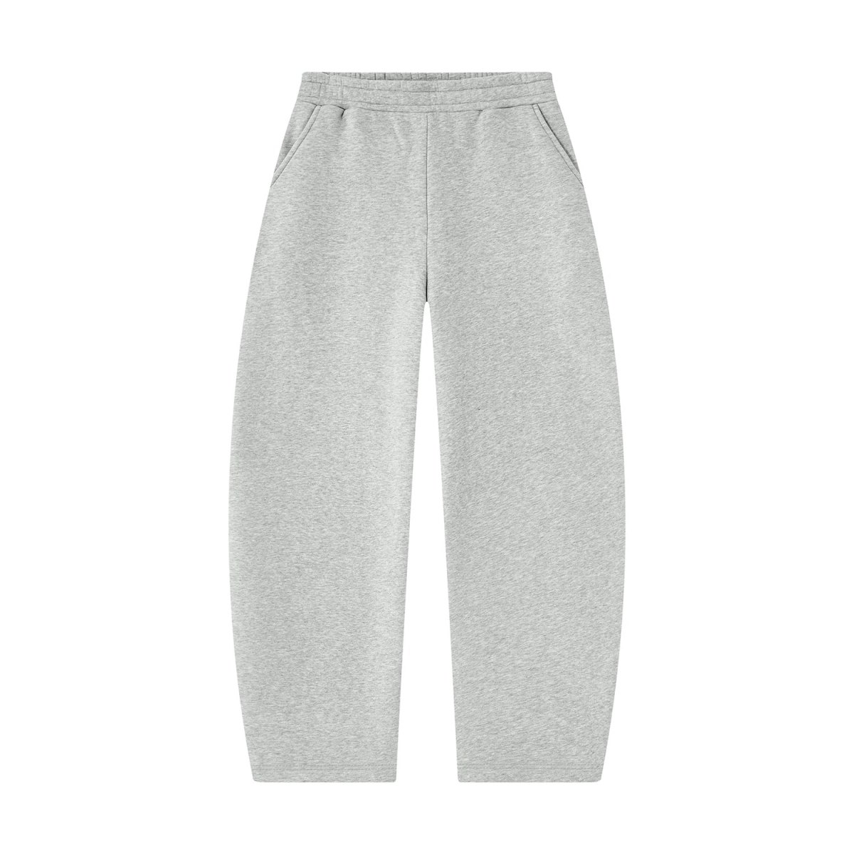 Custom Barrel Leg Sweatpants Custom Barrel Leg Sweatpants in heather grey