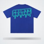 Classic cotton T-shirt with custom back print