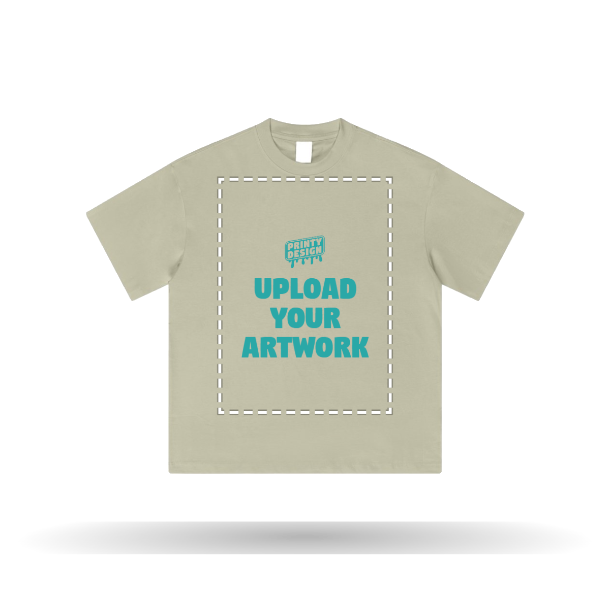 Custom Heavyweight Earth Tone T-Shirt Custom Heavyweight Earth Tone T-Shirt with your artwork