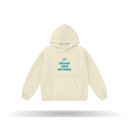 Custom Heavyweight Fleece Hoodie with your artwork