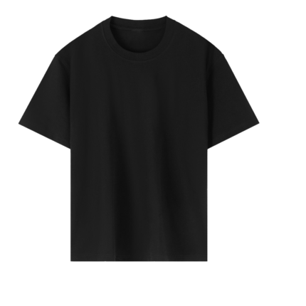 Custom Heavyweight Oversized T-Shirt in black