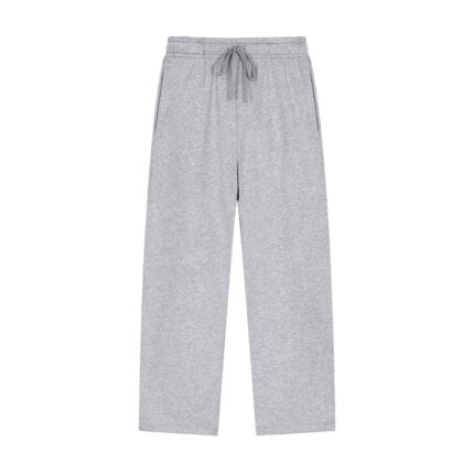 Custom Heavyweight Straight Leg Sweatpants in heather grey