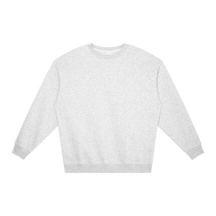 Custom Loose Crewneck Sweatshirt in pale grey