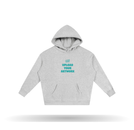 Custom Oversized Fleece Hoodie with your artwork