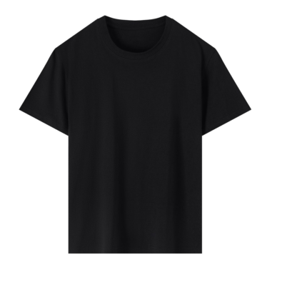 Custom Everyday Cotton T-Shirt in black