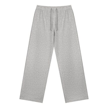 Custom Straight Leg Sweatpants in heather grey