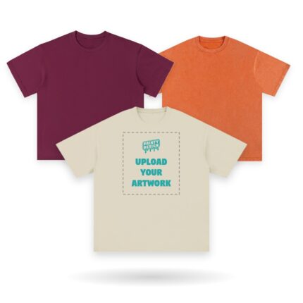 Custom T-Shirts in three styles and colours