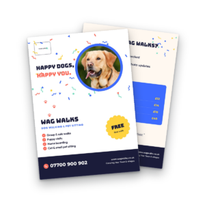 Dog Walking & Pet Sitting Flyer Template