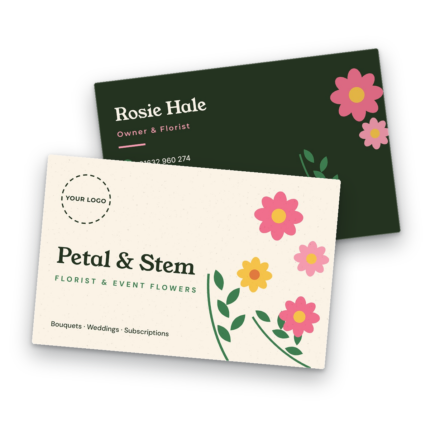 Florist Business Card Template
