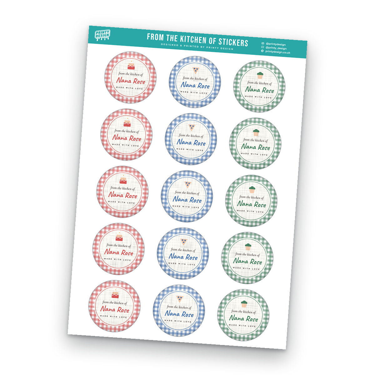 From the Kitchen Of Sticker Sheet Template From the Kitchen Of Sticker Sheet Template sheet
