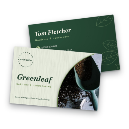 Gardener & Landscaper Business Card Template