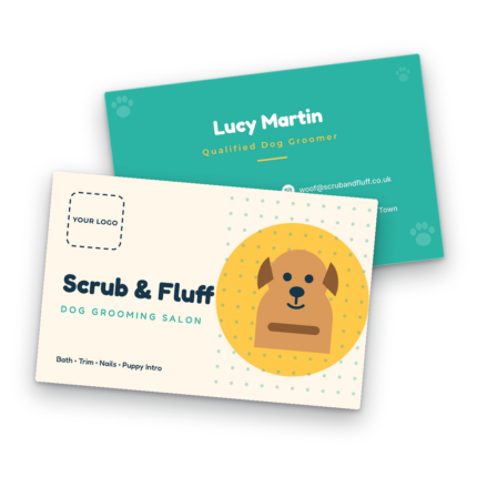 Dog Groomer Business Card Template