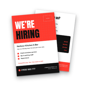 We're Hiring Flyer Template