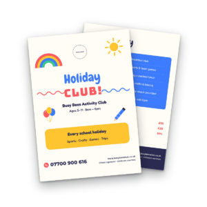 Kids Holiday Club Flyer Template