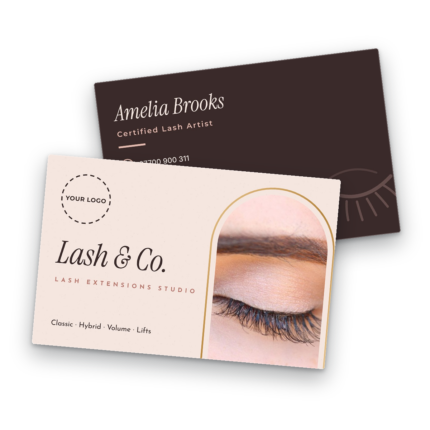 Lash Technician Business Card Template
