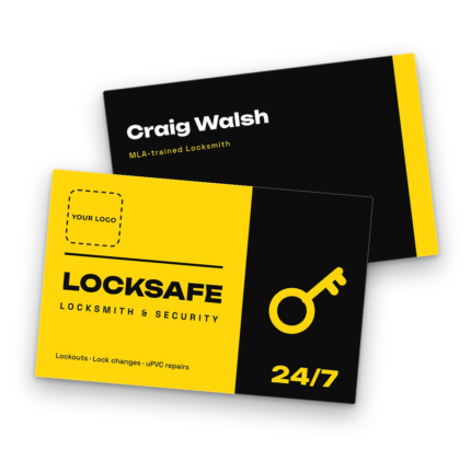 Locksmith Business Card Template