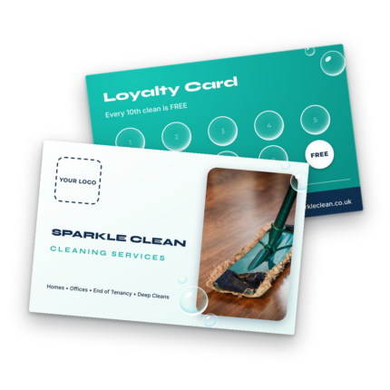 Cleaning Loyalty Card Template