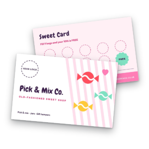 Sweet Shop Loyalty Card Template