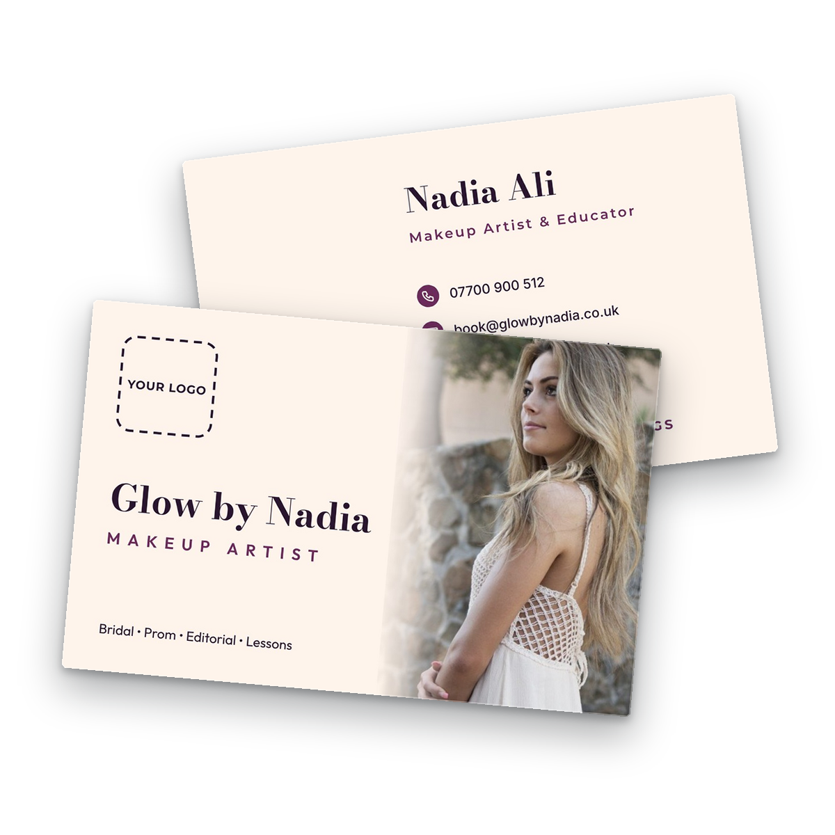 Makeup Artist Business Card Template Makeup Artist Business Card Template