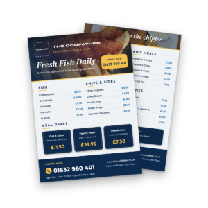Fish & Chips Menu Template