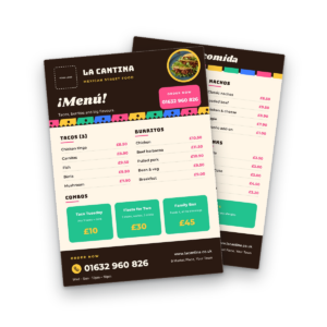 Mexican Cantina Menu Template