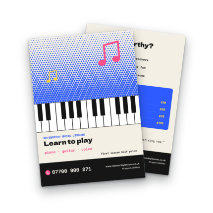 Music Lessons Flyer Template