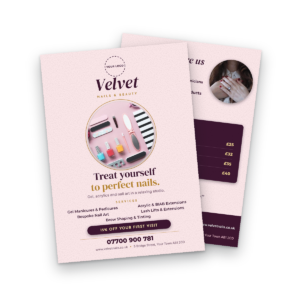 Nail & Beauty Salon Flyer Template