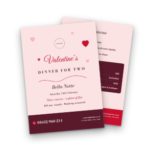 Valentine's Dinner Flyer Template
