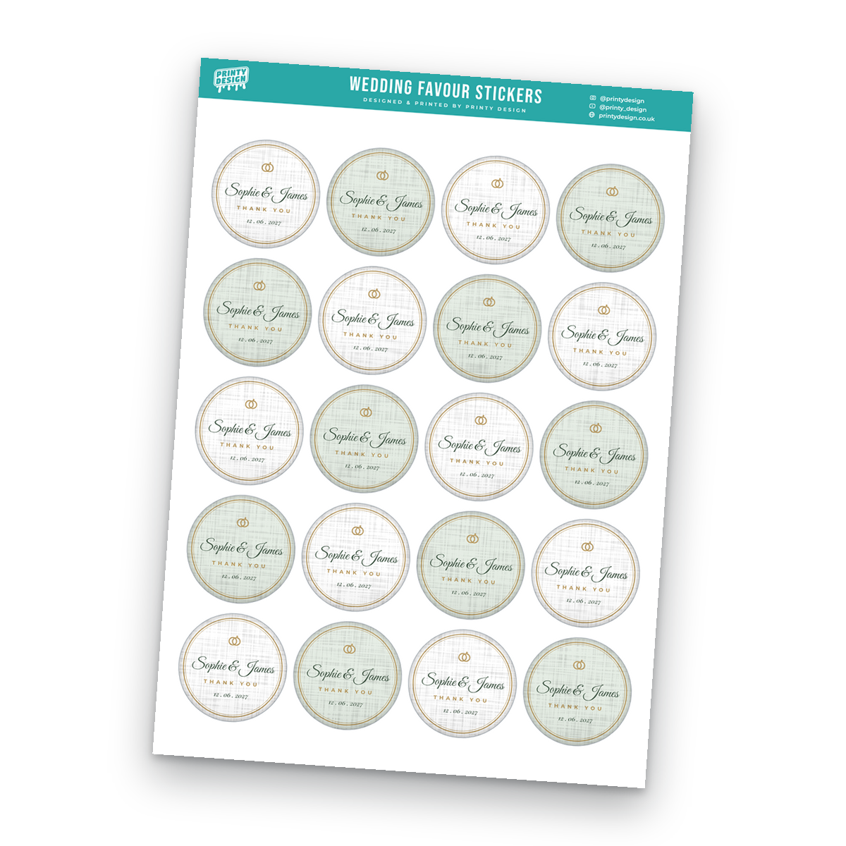 Wedding Favours Sticker Sheet Template Wedding Favours Sticker Sheet Template - A4 sticker sheet