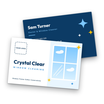 Window Cleaner Business Card Template